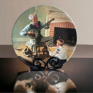 Norman Rockwell l Collector’s Plate l #1514 I l “The Banjo Player”